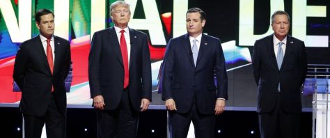 InmyvuefourcandidatesleftGOPdebateABCAPphoto